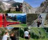 Wandel van Belalp naar de Riederalp over de 125m hoge, 80m lange hangbrug